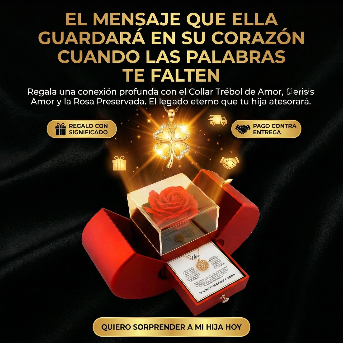 COLLAR AMOR A MI HIJA