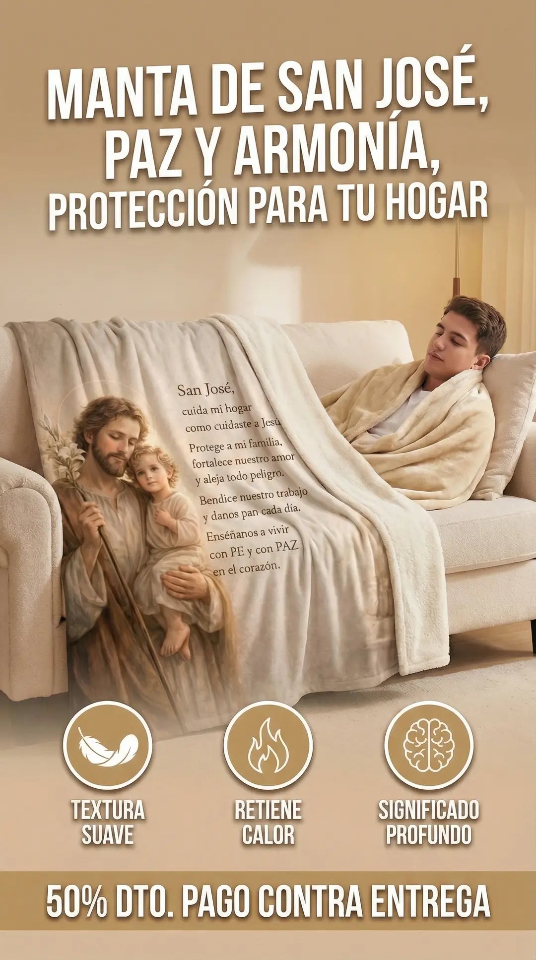 MANTA ABRAZO  DE SAN JOSÉ