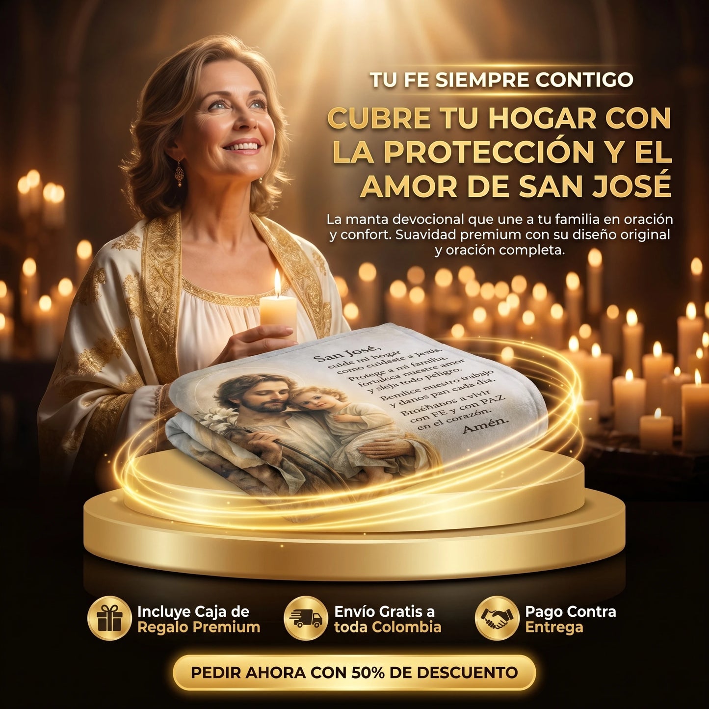 MANTA ABRAZO  DE SAN JOSÉ