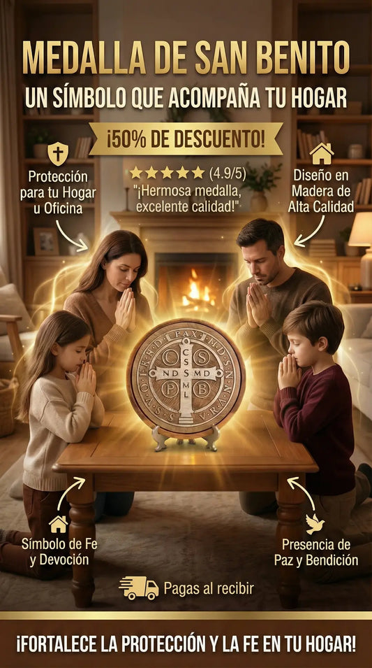 MEDALLA SAN BENITO PODEROSO
